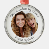 Schwiegersohn-Foto-Geschenk Ornament Aus Metall (Vorne)