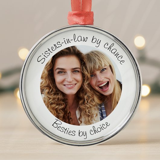 Schwiegersohn-Foto-Geschenk Ornament Aus Metall