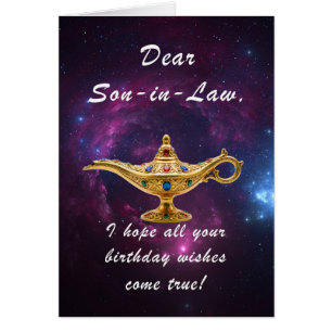 Schwiegersohn Geburtstags-Zauberlampe