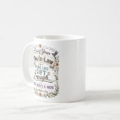 Schwiegersohn Geschenk genug Frohen Muttertag Flor Kaffeetasse (Vorderseite Links)