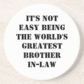 Schwiegersohn Getränkeuntersetzer (Vorne)