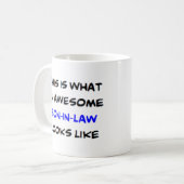Schwiegersohn, großartig kaffeetasse (Vorderseite Links)