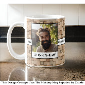 Schwiegersohn, Lieblingskind, Foto, Holz Tasse C50