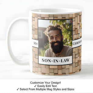 Schwiegersohn, Lieblingskind, Foto, Holztasse C503 Kaffeetasse