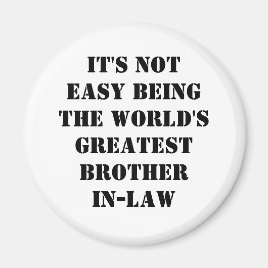 Schwiegersohn Magnet (Vorne)