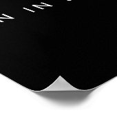Schwiegersohn Minimalist Lettering Töchter Ehemann Poster (Ecke)