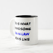 Schwiegersohn phantastisch zweifarbige tasse (Vorderseite Links)