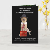 Schwiegersohn/Schwager Karte (Gelbe Blume)