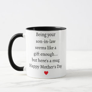 Schwiegersohn zu sein ist Geschenk genug Tasse, Lu Tasse