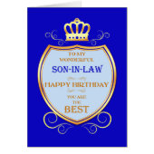 Schwiegertag mit Schild (Vorne)