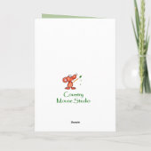 Schwiegertochter Birthday Song Sparrows, Niedliche Karte (Rückseite)