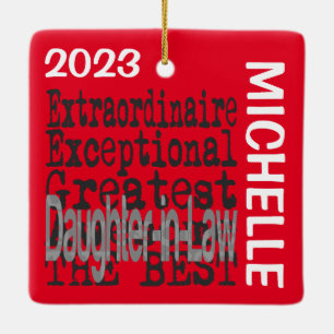 Schwiegertochter CUSTOM Keramikornament