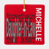 Schwiegertochter CUSTOM Keramikornament (Rückseite)