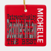 Schwiegertochter CUSTOM Keramikornament (Vorderseite)