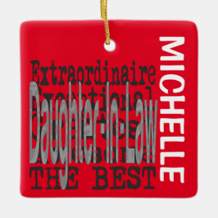 Schwiegertochter CUSTOM Keramikornament