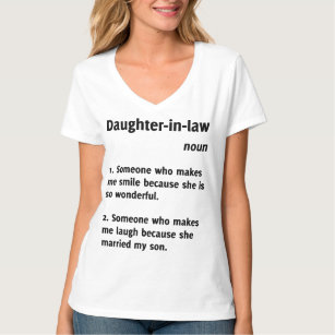 Schwiegertochter-Definitions-lustige Strickjacke T-Shirt