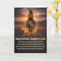Schwiegertochter Geburtstag Cowgirl Geist Pferd