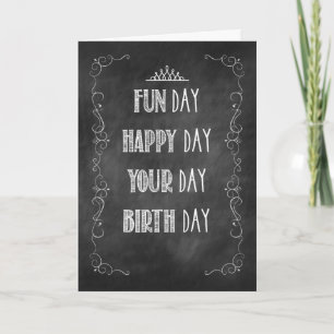 Schwiegertochter Geburtstag, Krone Karte