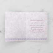 Schwiegertochter-Geburtstags-Karte mit weißen Karte (Innenseite)