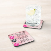 Schwiegertochter-Gedicht - 21. Geburtstag Untersetzer (Rechte Seite)