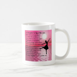 Schwiegertochter-Gedicht - Ballerina Kaffeetasse