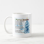 Schwiegertochter-Gedicht - Weihnachtsentwurf Kaffeetasse (Links)
