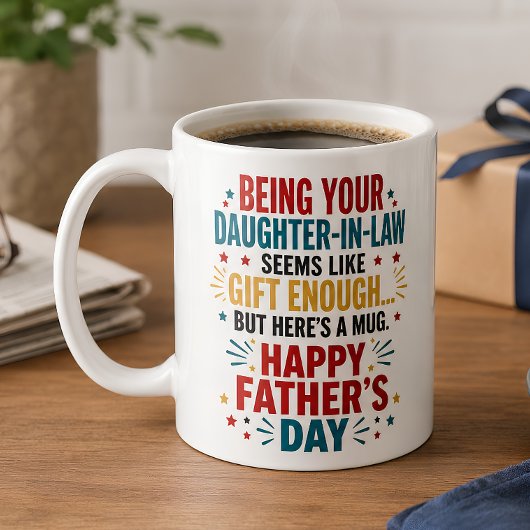 Schwiegertochter-Geschenk-Kaffeetasse Lustiger Vat Kaffeetasse