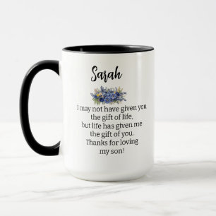 Schwiegertochter-Geschenk von der Schwiegermutter, Tasse