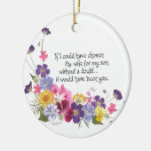 Schwiegertochter-Geschenke Keramik Ornament (Links)