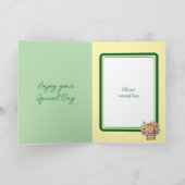 Schwiegertochter-Grün-Gelber Geburtstag Karte (Innenseite)