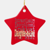 Schwiegertochter Keramik Ornament (Vorne)