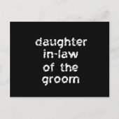 Schwiegertochter Postkarte (Vorderseite)