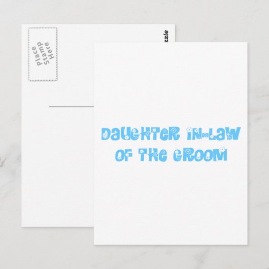 Schwiegertochter Postkarte (Vorne/Hinten)