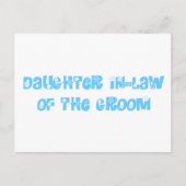 Schwiegertochter Postkarte (Vorderseite)