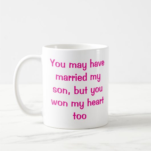 Schwiegertochter-Tasse Kaffeetasse (Links)
