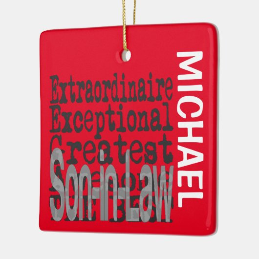 Schwiegerübner CUSTOM Keramik Ornament (Links)