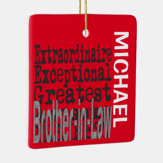 Schwiegervater CUSTOM Keramikornament (Rechts)