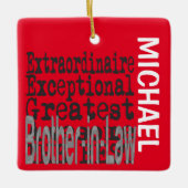 Schwiegervater CUSTOM Keramikornament (Vorderseite)