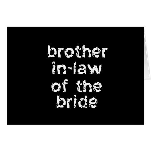 Schwiegervater der Braut (Vorderseite (Horizontal))