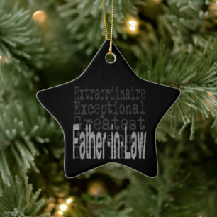 Schwiegervater Extraordinaire Keramik Ornament