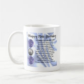 Schwiegervater-Gedicht - 70. Geburtstag Kaffeetasse (Links)