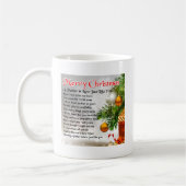 Schwiegervater-Gedicht - Weihnachtsentwurf Kaffeetasse (Links)