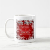 Schwiegervater-Gedicht - Weihnachtsentwurf Kaffeetasse (Links)