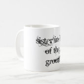 Schwiegervater Kaffeetasse (Vorderseite Links)