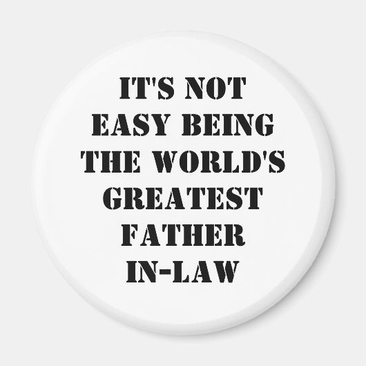 Schwiegervater Magnet (Vorne)