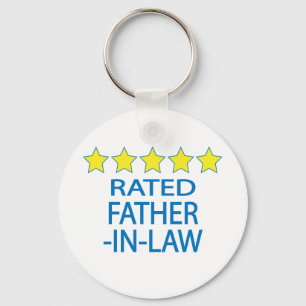 Schwiegervater mit fünf Sternen Schlüsselanhänger