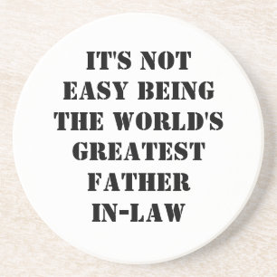 Schwiegervater Sandstein Untersetzer