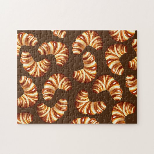 schwierige Croissants Puzzle (Horizontal)