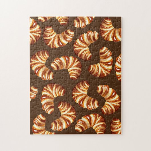 schwierige Croissants Puzzle (Vertikal)