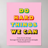 SCHWIERIGE DINGE, DIE WIR DEN Philippinen Christli Poster (Vorne)